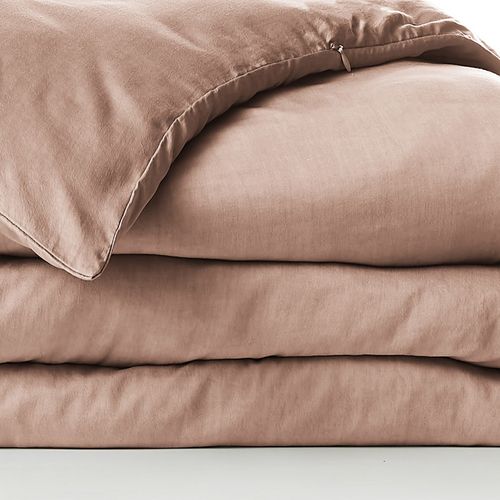 Housse De Couette 240x260 Cm Lyocell Blush