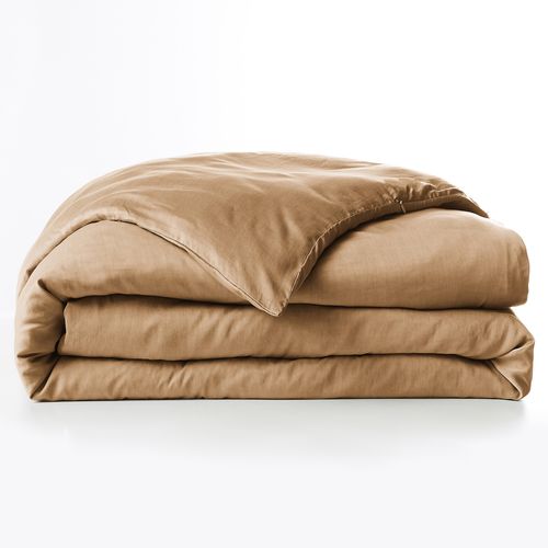 Housse De Couette 240x260 Cm Lyocell Camel