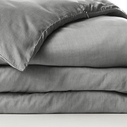 Housse De Couette 240x260 Cm Lyocell Granit