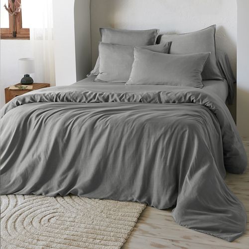 Housse De Couette 240x260 Cm Lyocell Granit