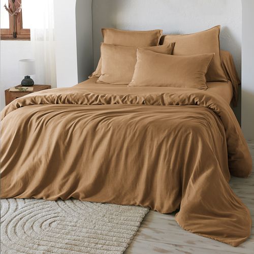 Housse De Couette 220x240 Cm Lyocell Camel