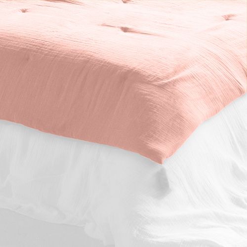 Edredon 180x240 Cm Gaze De Coton Rose