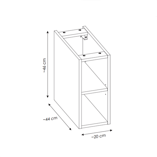 Meubles Sous Vasque - 180 Cm - Avec 2 Vasques à Poser Et Plan - Bold Taupe