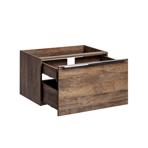 Meuble Sous Vasque - 80 Cm - Avec Vasque à Poser Et Plan - Bold Oak