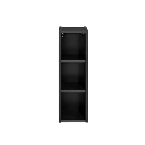 Meubles De Salle De Bain - 180 Cm -  2 Vasques - Colonne - 2 Miroirs LED - Bold Black