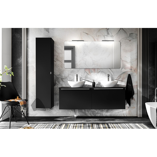 Meuble Sous Vasque - 80 Cm -  Bold Black