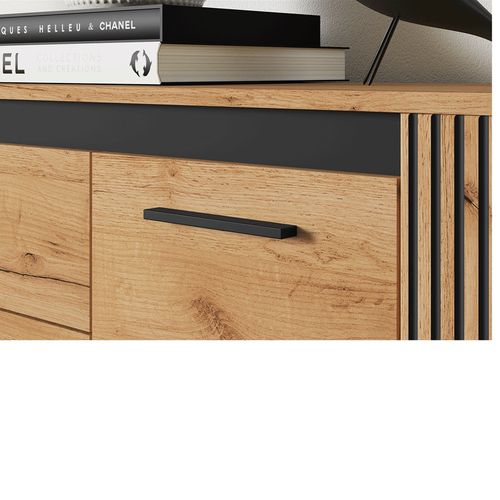 Buffet 4 Tiroirs Et 1 Porte - H.90 X L.40 X L.115 Cm - Ury - Bois