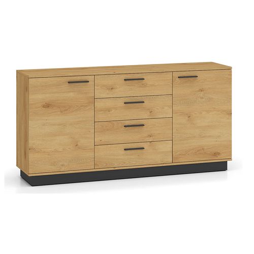 Buffet Avec 4 Tiroirs Et 2 Portes - H.86 X L.40 X L.170 Cm - Modest - Bois