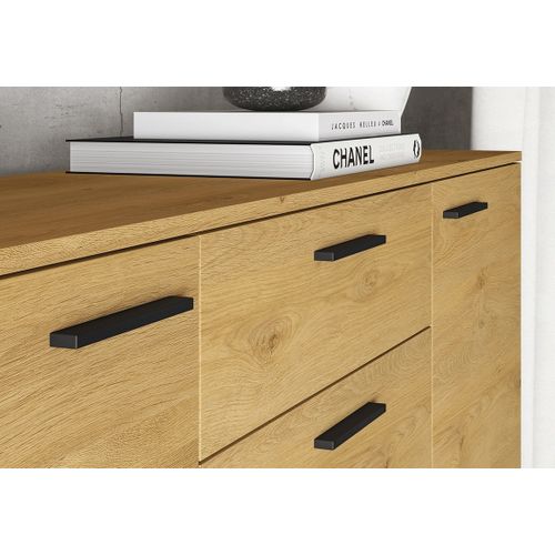 Buffet Avec 4 Tiroirs Et 2 Portes - H.86 X L.40 X L.170 Cm - Modest - Bois