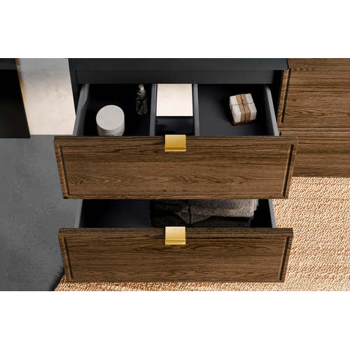 Ensemble De Meubles Sous Vasque - 120 Cm - Avec Plan - Vasque - Mörk