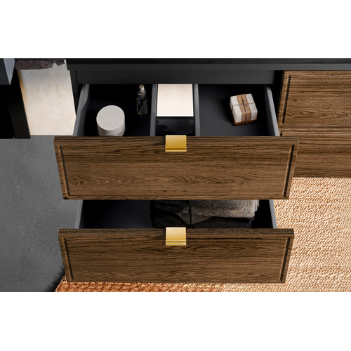 Ensemble De Meubles Sous Vasque - 120 Cm - Avec Plan - Vasque - Mörk