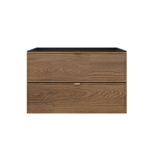 Ensemble De Meubles Sous Vasque - 80 Cm - Avec Plan - Vasque - Mörk