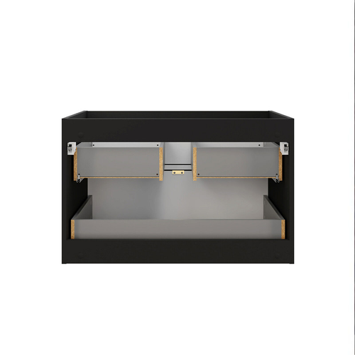 Ensemble De Meubles Sous Vasque - 80 Cm - Avec Plan - Vasque - Mörk