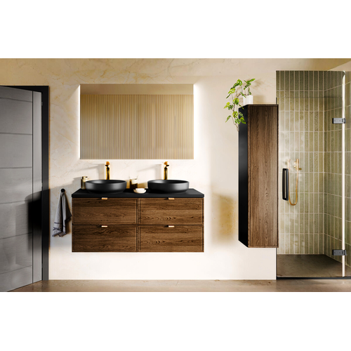 Ensemble De Meubles Sous Vasque - 120 Cm - Avec Plan - Mörk