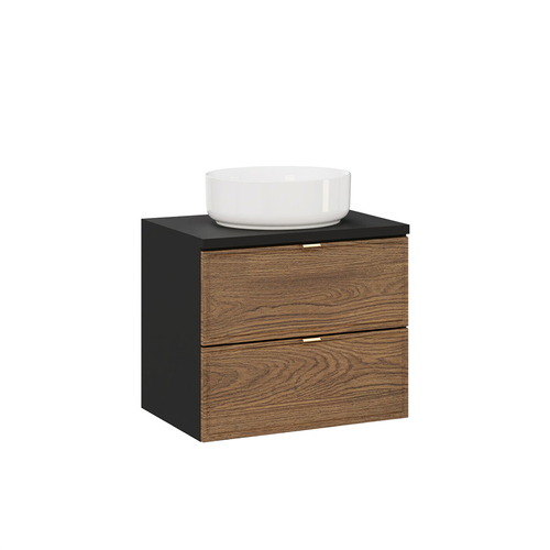 Ensemble De Meubles Sous Vasque - 60 Cm - Avec Plan - Vasque - Mörk