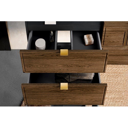 Ensemble De Meubles Sous Vasque - 60 Cm - Avec Plan - Vasque - Mörk