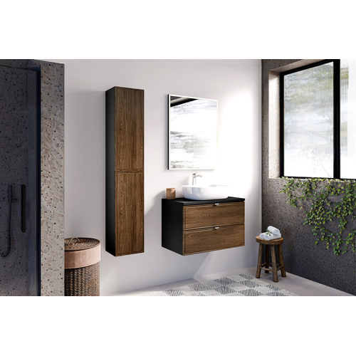 Colonne De Salle De Bain - H.80 X L.30 X P.18 Cm - Mörk