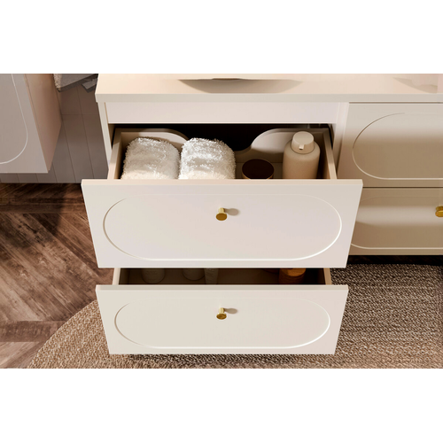 Ensemble De Meubles Sous Vasque - 60 Cm - Avec Plan - Sand