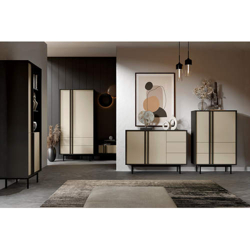 Buffet - L.83 X H.127 X P.43 - Adsy - Beige