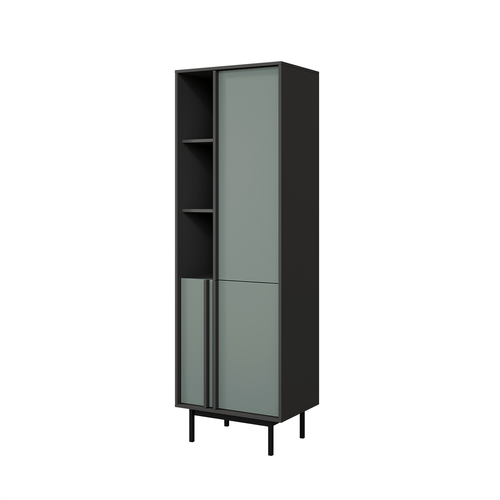 Bibliothèque Haute - L.63 X H.195 X P.43 - Adsy - Vert