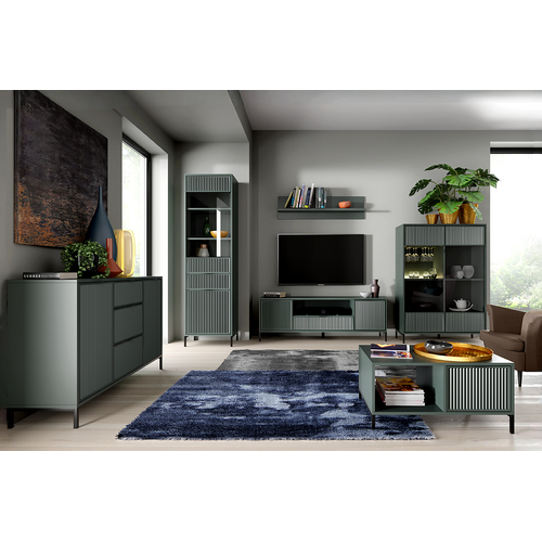 Armoire - L.80 X H.196 X P.54 Cm - Stone Green - Denia