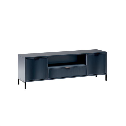 Meuble TV - L.165 X H.55 X P.40 Cm - Indigo - Denia