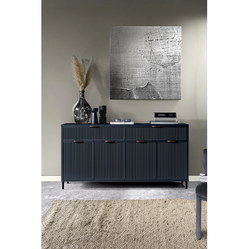 Buffet - L.165 X H.86 X P.40 Cm - Indigo - Denia