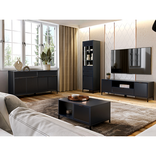 Buffet - L.165 X H.86 X P.40 Cm - Indigo - Denia