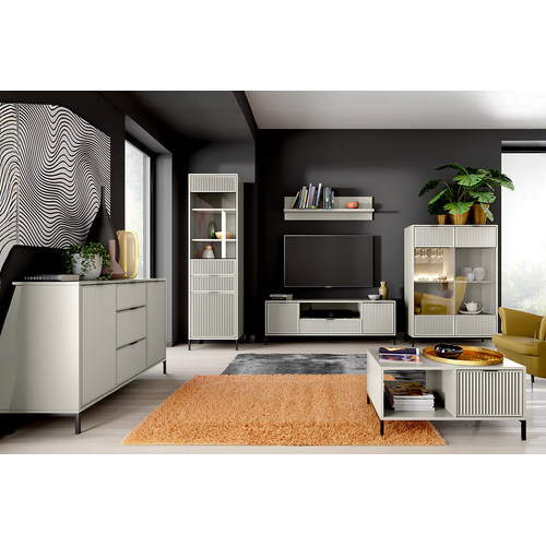 Table De Chevet - L.54 X H.54 X P.40 Cm - Cashmere - Denia