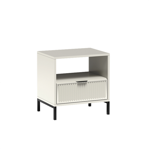 Table De Chevet - L.54 X H.54 X P.40 Cm - Cashmere - Denia