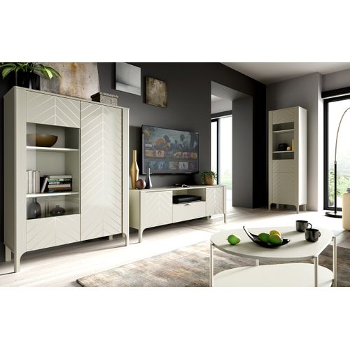 Table Basse - L.90 X H.45 X P.65 Cm - Amari - Cachemire