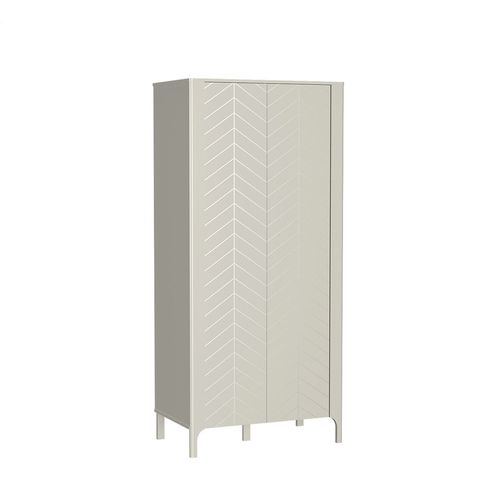Armoire - L.90 X H.197 X P.55 Cm - Amari - Cachemire
