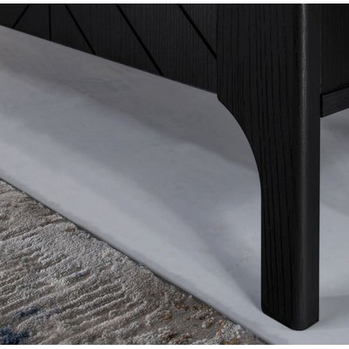 Table De Chevet - L.54 X H.57 X P.41 Cm - Amari - Noir