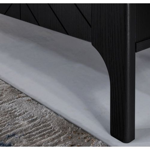 Meuble TV - L.135 X H.57 X P.41 Cm - Amari - Noir