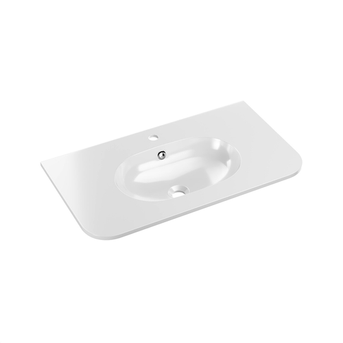 Ensemble De Meubles Sous Vasque - 120 Cm - Avec Vasque - Olive - Chêne