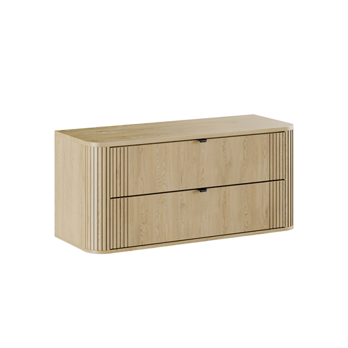 Ensemble De Meubles Sous Vasque - 120 Cm - Avec Plan - Olive - Chêne