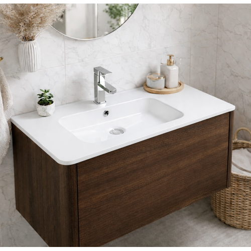 Vasque à Encastrer Rectangulaire - 80 X 46 Cm - Blanc Brillant - Oris 800