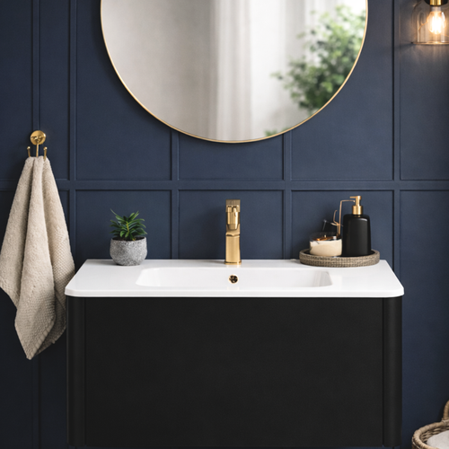 Vasque à Encastrer Rectangulaire - 60 X 46 Cm - Blanc Brillant - Oris