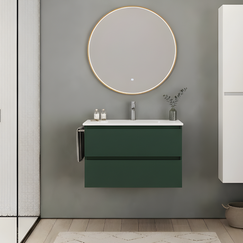 Vasque à Encastrer Rectangulaire - 80 X 46 Cm - Blanc Brillant - Mira