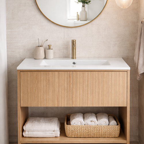 Vasque à Encastrer Rectangulaire - 80 X 39 Cm - Blanc Brillant - Aurea