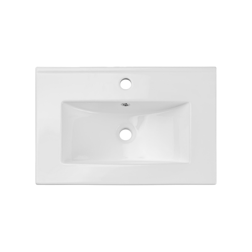 Vasque à Encastrer Rectangulaire - 60 X 39 Cm - Blanc Brillant - Aurea