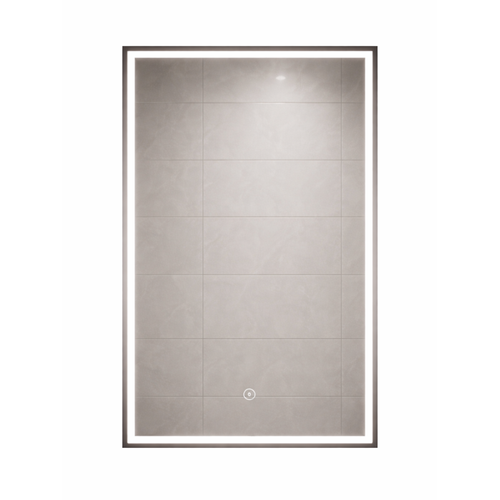 Miroir LED Rectangulaire - 50 X 70 Cm - Éclairage LED En Façade - Néria