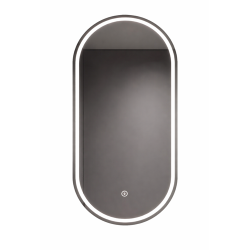 Miroir LED Ovale - 50 X 70 Cm - Éclairage LED En Façade - Ovalia