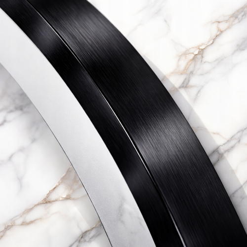 Miroir LED Rectangulaire - 80 X 60 Cm - Double Éclairage LED Façade Et Arrière - Noir - Valoria