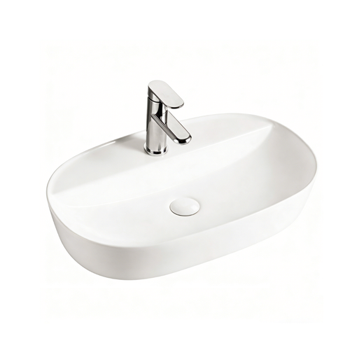 Vasque à Poser Ovale – 61 X 40 Cm – Blanc – Noxa