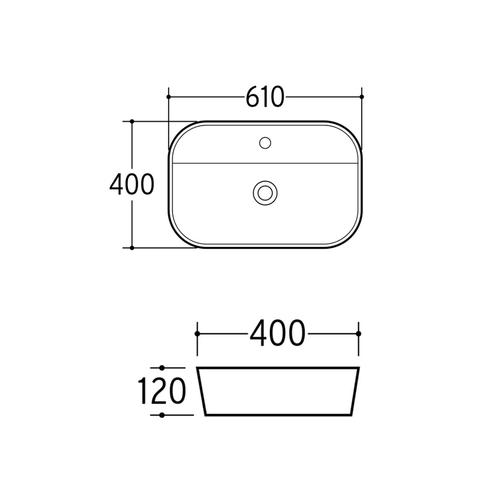 Vasque à Poser Ovale – 61 X 40 Cm – Blanc – Noxa