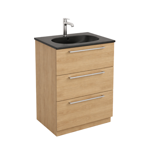 Vasque à Encastrer Ovale - 60 X 46 Cm - Noir Mat - Clea