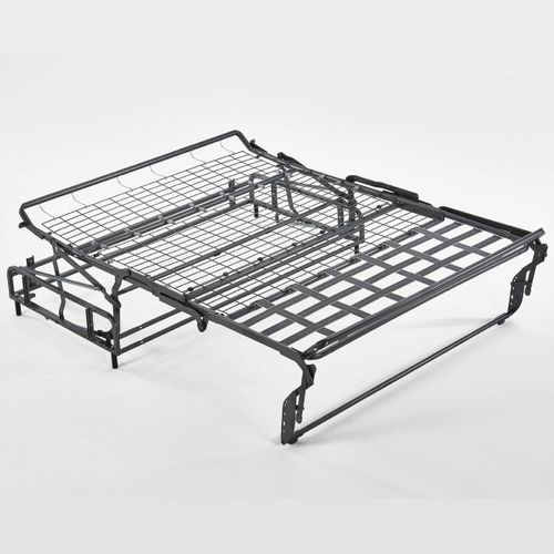 Canapé D'angle Convertible Réversible 5 Places En Velours Crème - Ouverture Express - Paloma