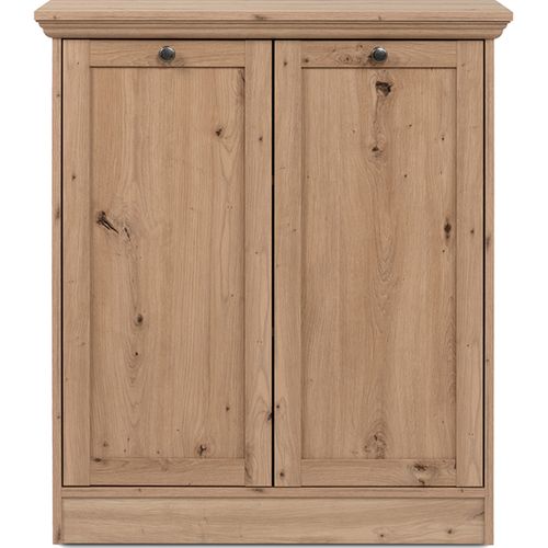 Buffet 2 Portes Effet Chêne 80 Cm - Saga