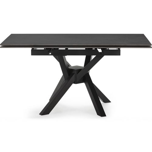 Table à Manger Extensible Carrée En Céramique Anthracite 150 Cm - Zora